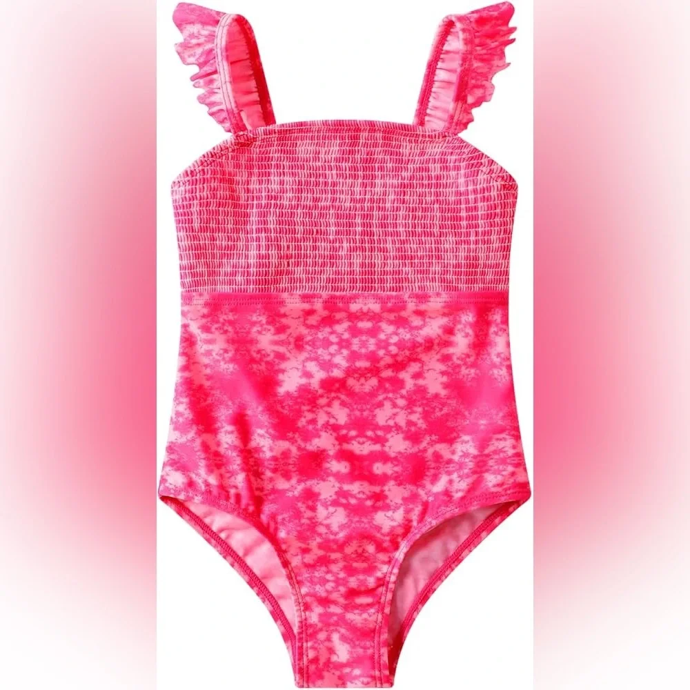Tie-Dye One Piece Kids Swim